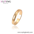 15451 Xuping 18k vergoldet neueste Mode Ring Designs ohne Stein für Frauen